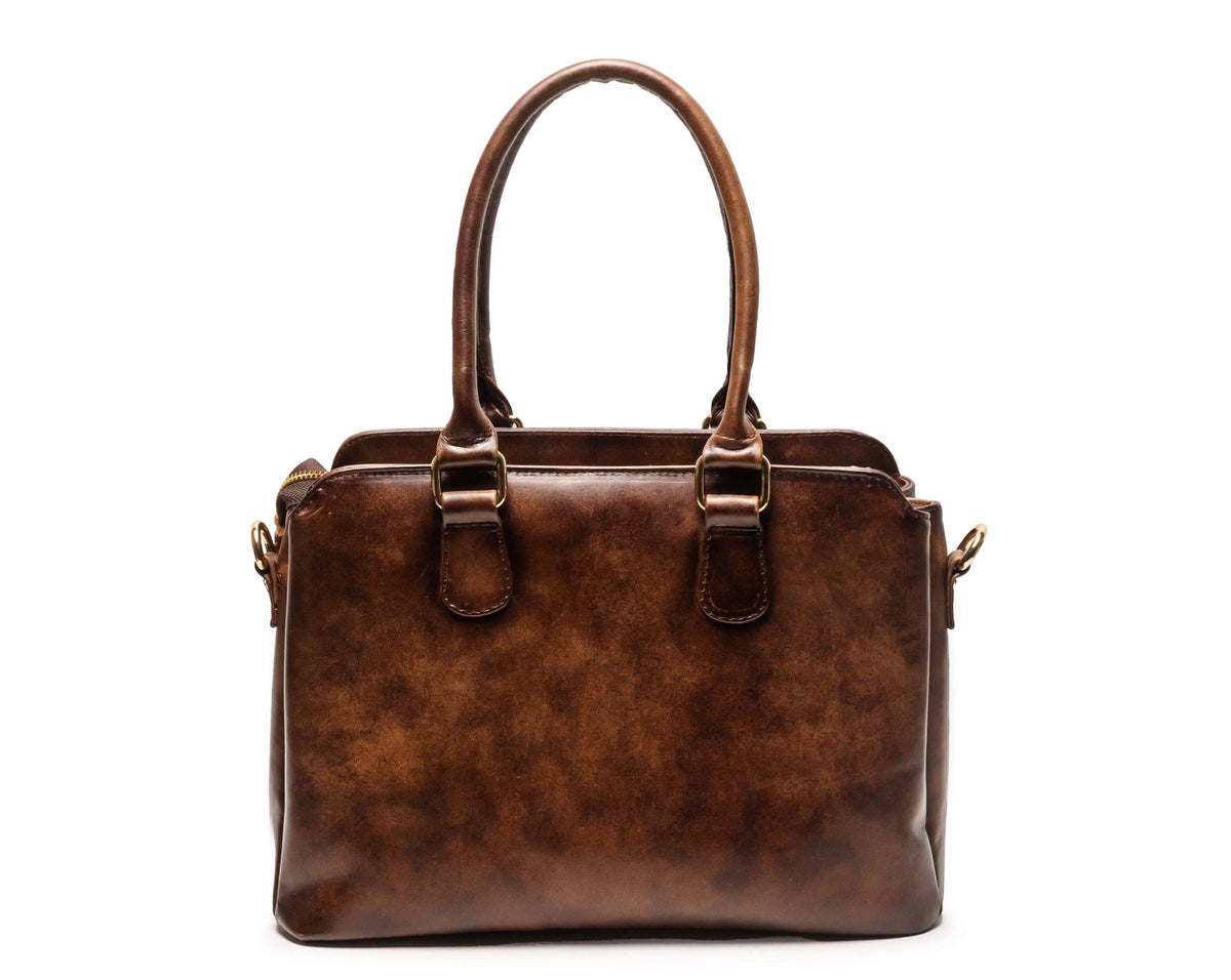 Bolso Mod Detroit color tabaco con aplic Pitón - mosvartimxBolso Mod Detroit color tabaco con aplic Pitón