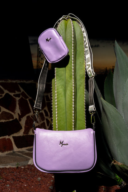 MOSVARTI Bolsos, billeteras y estuches Bolso mod Monica Piel de nopal violeta