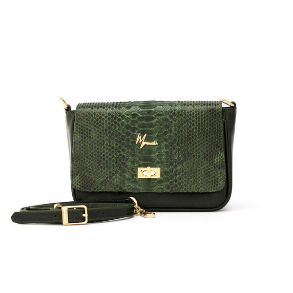 Bolso Crossbody   🐍 ( Pitón Verde) 2020-2026
