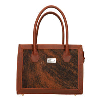 Bolso de mano para dama con Pilel Frente pelo res Genuino
