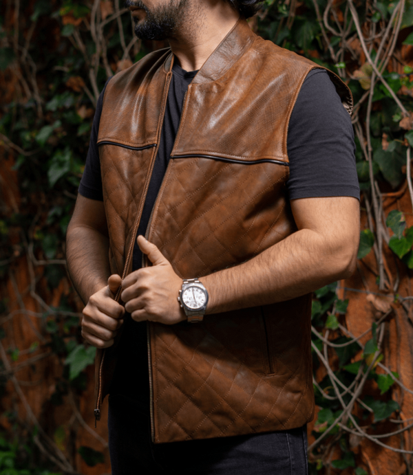 Chaleco bordado mestizo Moderno y Elegante Mod Zeus