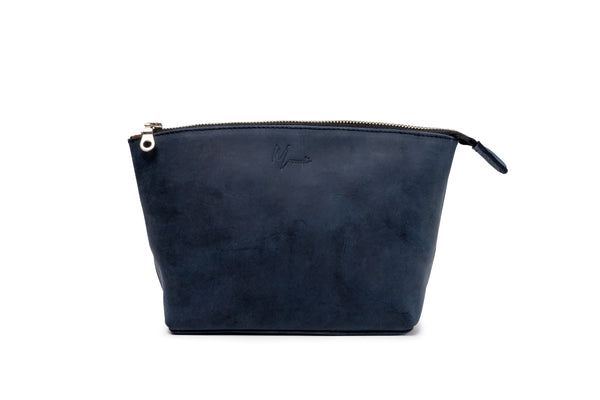 Cosmetiquera 100% Piel Neceser Dama Para Accs. Berlin (Crazy Azul)