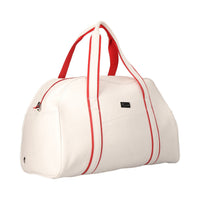 Maleta Sport Club Gym colors 100% Cuero Vacuno ( Blanco)