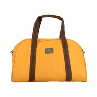 Maleta Sport Club Gym colors 100% Cuero Vacuno ( Mostaza)