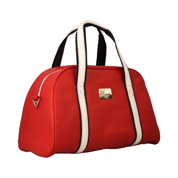 Maleta Sport Club Gym colors 100% Cuero Vacuno ( Rojo)