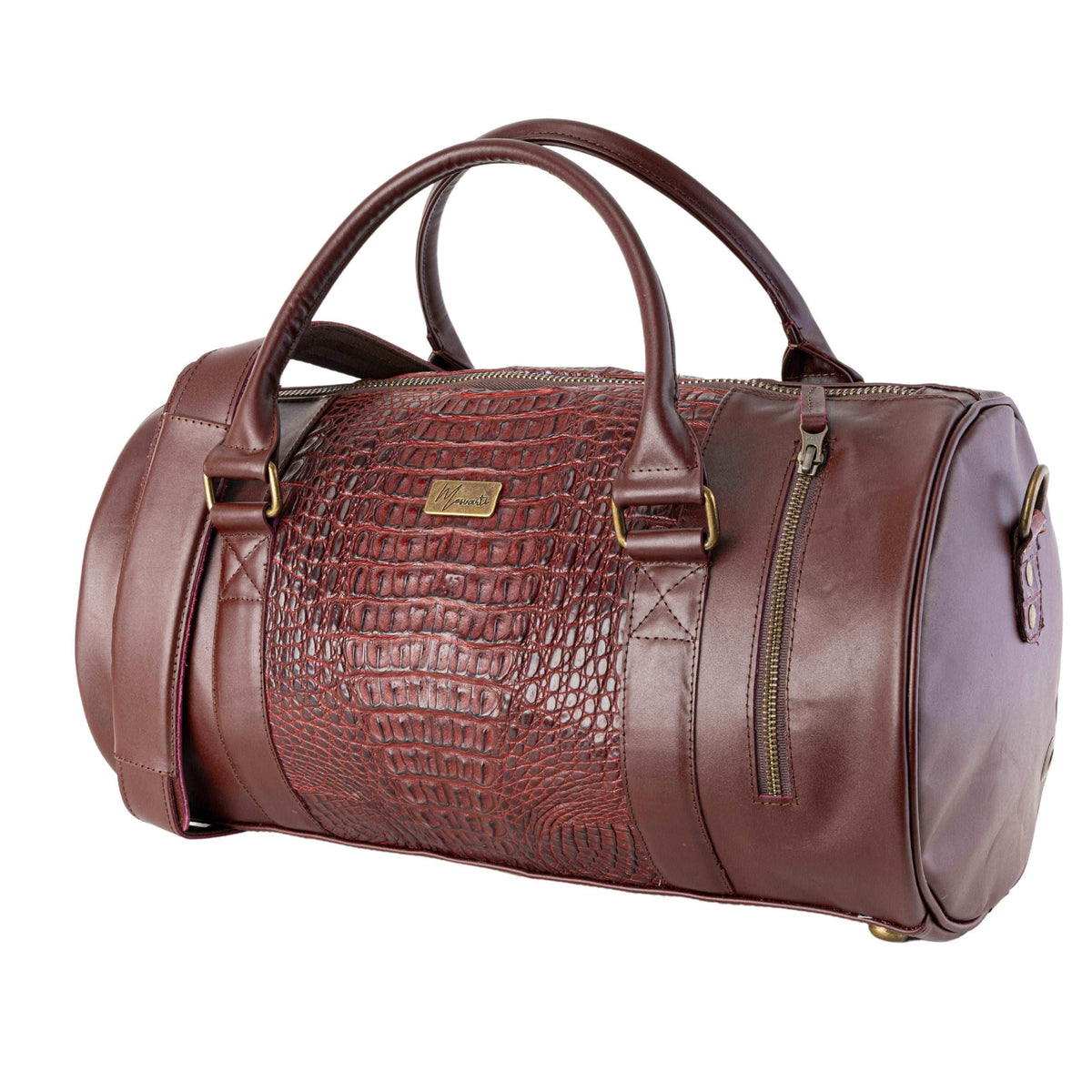 Maleta Piel Genuina cocodrilo Fuscus Mod. Duffle London Gym (shedron) - mosvartimxMaleta Piel Genuina cocodrilo Fuscus Mod. Duffle London Gym (shedron)