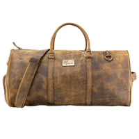 Maleta Piel Genuina con Gps mod. New York Duffle (crazy Tang )