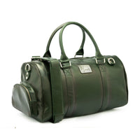 Maleta Piel Genuina con Gps mod. New York Jr. Duffle (Pull Verde)