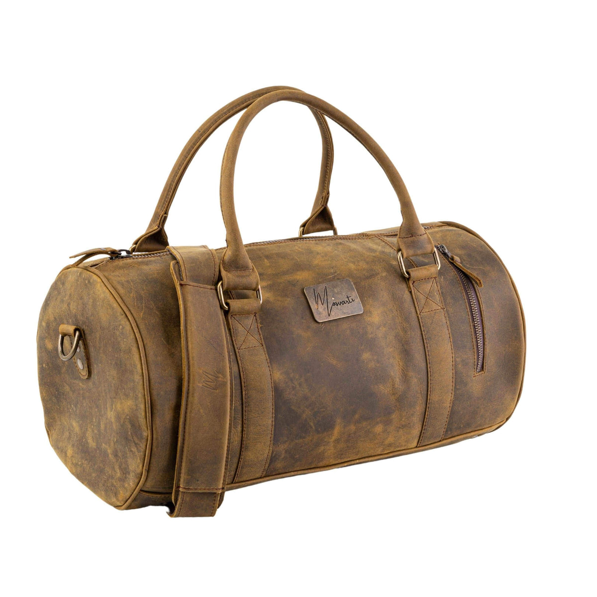 Maleta Piel Genuina Mod. Duffle London Gym (Crazy Tang ) - mosvartimxMaleta Piel Genuina Mod. Duffle London Gym (Crazy Tang )