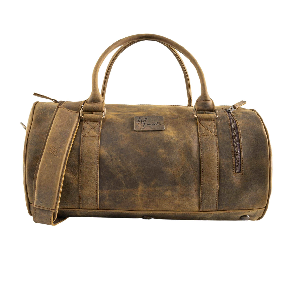 Maleta Piel Genuina Mod. Duffle London Gym (Crazy Tang ) - mosvartimxMaleta Piel Genuina Mod. Duffle London Gym (Crazy Tang )
