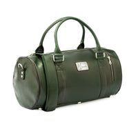 Maleta Piel Genuina Mod. Duffle London Gym (Pull up Verde)