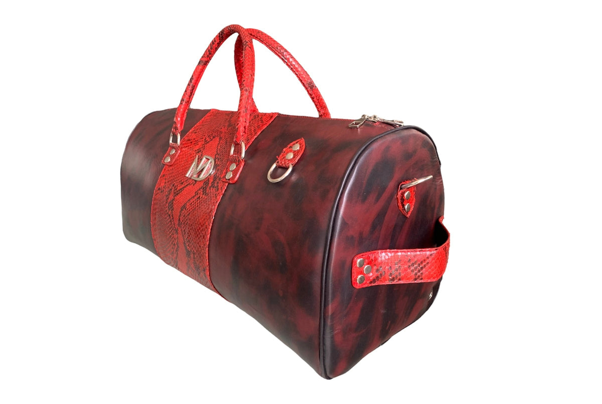 Maleta Piel Genuina mod. New York Duffle 🐍 Genuine - mosvartimxMaleta Piel Genuina mod. New York Duffle 🐍 Genuine