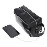 Neceser Sobaquera Piel Genuina Caballero Mod. España  (Negro)