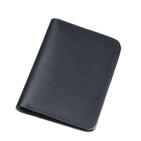 Porta Pasaporte Documentera o tarjetero  Mod. travel (Pull up Negro )