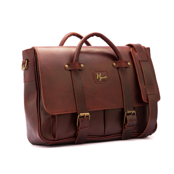 Portafolio Cuero Bovino Mod. Beijin ( Pull up Shedron)